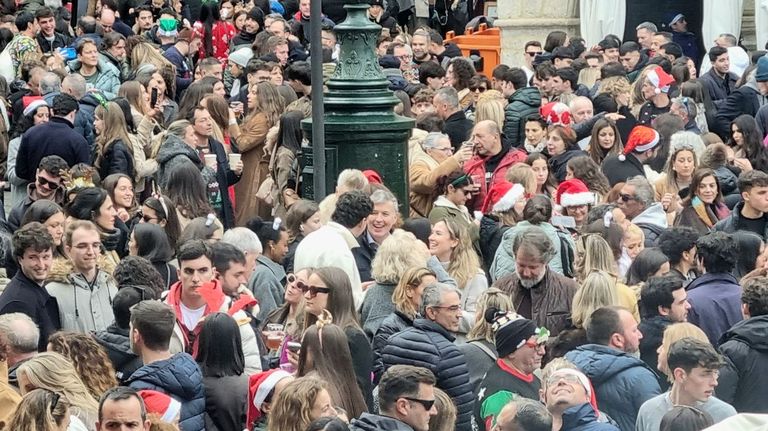 La plaza de la Constituci�n, este mi�rcoles, a tope