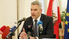 Karl Nehammer se reuni� ayer con Vladimir Putin