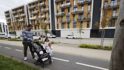 En la actualidad, en el barrio residen personas en nueve edificios y pronto se entregará otro.