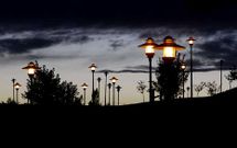 Algunos parques de la ciudad han sido objeto de apagados parciales durante el 2012.
