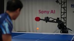 El�robot entrenado con IA que ya gana a la �lite del tenis de mesa