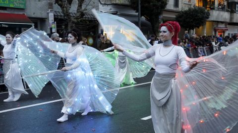 Cabalgata de Reyes en Vigo.