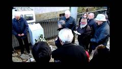 Momento del descubrimiento de la placa de la plaza Pedro Fern�ndez