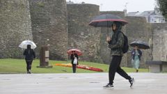 Las lluvias volvieron a Lugo este sbado 6 de julio