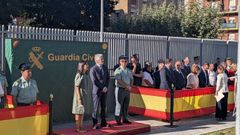 El ministro de Interior, Fernando Grande-Marlaska, en la inauguraci�n del nuevo cuartel de la Guardia Civil de Mieres.