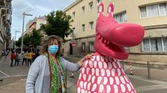 A concelleira de Cultura, Carme Fouces, visitou a Orbil Parade na r�a Alfonso XIII