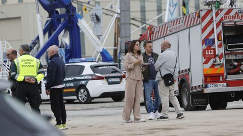 La alcaldesa, Carmela L�pez, y el teniente de alcalde, Mario Pillado, estuvieron presentes en el lugar