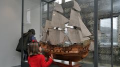 imagen de una de las embarcaciones del museo