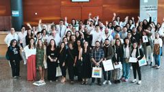 Acto de despedida de los enfermeros residentes