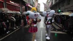 El desfile de comparsas de carnaval rene todos los aos a cientos de participantes en Monforte 