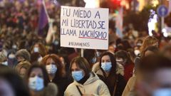 Vigo ilumina las reclamaciones del 25-N