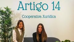 Julia �lvarez y Eva Rosende, socias de Artigo 14, primera cooperativa jur�dica gallega 