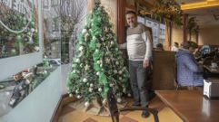 Jos� Manuel Labandeira, de la cafeter�a Roraima