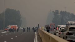 Las imágenes del incendio en Jerusalén