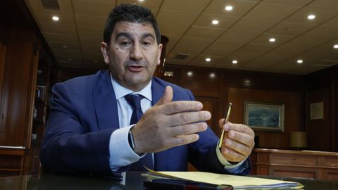 El delegado del Gobierno, Pedro Blanco.