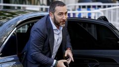 El empresario V�ctor de Aldama, a su llegada este mi�rcoles a la sede del Tribunal Supremo.