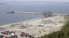 Vista del puerto exterior de Ferrol, donde se asentar� SAIC