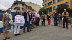 Una de las protestas de la asociaci�n para reclamar la devoluci�n de su local en el Centro Social