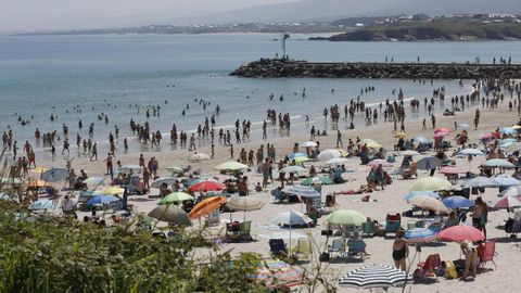 La playa focense de A Rapadoira es la que más años ha conseguido este galardón