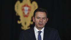 Lus Montenegro, en el palacio de Belm, tras recibir el encargo de formar Gobierno