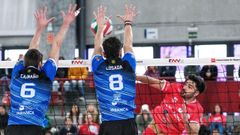 Intasa y Santanderina en un partido de la Copa Pr�ncipe el pasado a�o. 