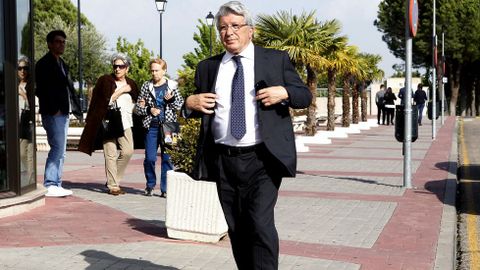 Enrique Cerezo, presidente del Atl�tico de Madrid. 