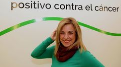 Mari Carmen Sobral Bouz�n, en la sede de la Asociaci�n Contra el C�ncer de Pontevedra (AECC). 