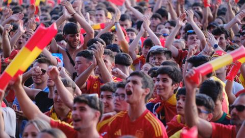 Final de la Eurocopa de f�tbol en Gij�n