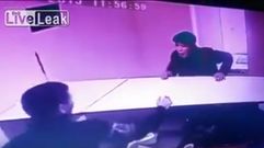 Hombre apu�alado en la cabeza