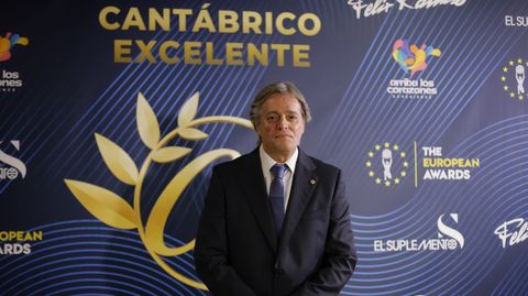 Garca Fantini, en el acto de entrega del premio en Culleredo