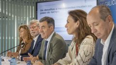El conselleiro de Educaci�n, Rom�n Rodr�guez, durante la rueda de prensa celebrada este martes.