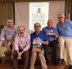 Villanueva, P�rez, N��ez (actual director), Fern�ndez y Barreiro, ayer. 