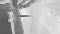 Un dron policial con cmaras de visin trmica detect a cuatro furtivas en la playa de la Etea de Vigo