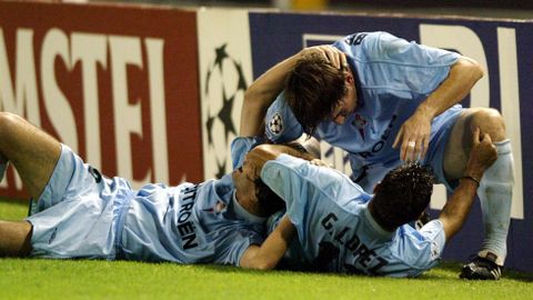Celta-Brujas en Champions el 26 de noviembre del 2003