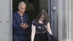 El abogado de la acusaci�n particular, Sergio Amadeo, explica lo ocurrido esta ma�ana en la Audiencia de Pontevedra