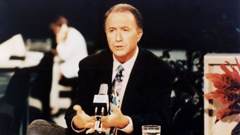 Durante su etapa como presentador del programa de la TVG, Meigas Fra