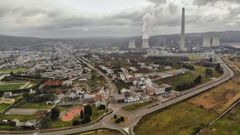 Vista de la villa de As Pontes