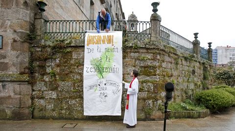 Bendicin virtual del Domingo de Ramos desde la Ferrera