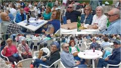 Ovetenses celebrando el Martes de Campo en el Campo San Francisco