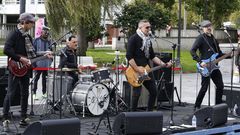 Concierto de Viuda G�mez e Hijos en la plaza de la Tolerancia de A Coru�a