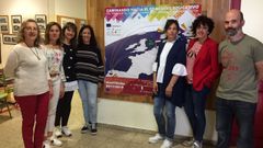 Algunos de los profesores del instituto R�o Cabe que se desplazaron a diversos pa�ses para intercambias experencias con otros centros educativos