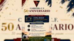 Imagen del cartel con el programa de actividades.