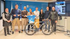 Presentaci�n de la prueba ciclista en la delegaci�n provincial de la Xunta de Galicia
