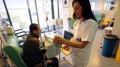 Hospital de d�a de Oncohematolog�a en el hospital Teresa Herrera, el materno del Chuac (A Coru�a)