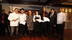 Los Roca entregan en A Coru�a las becas para El Celler.