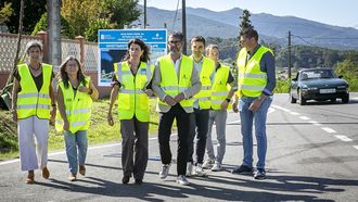 Mar�a M. Allegue y Luis Oujo recorrieron el tramo en el que se construir� la nueva senda
