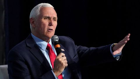 El exvicepresidente Mike Pence, al pasado marzo.