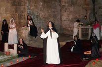 El plato fuerte de la programaci�n, �Fablas de Ruada�, en las Ru�nas de Santa Mari�a de Cambados. 