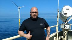 Jesús Lage Lamelas estudió un ciclo medio de Formación Profesional y ahora coordina equipos de montaje de parques eólicos marinos para Iberdrola