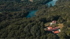 Vista a�rea del coliving de Anceu, en Ponte Caldelas